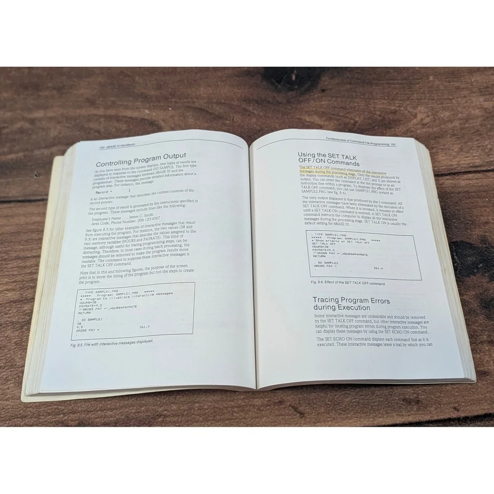 dBASE III Handbook Que Database Management System Programming Guide - Picture 4 of 6